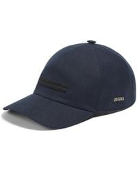 ZEGNA - Dark Oasi Lino Baseball Cap - Lyst