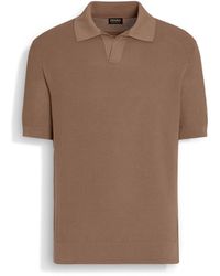 ZEGNA - Light Premium Cotton Polo Shirt - Lyst