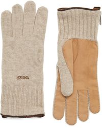 Zegna - Handschuhe Aus Oasi Cashmere - Lyst