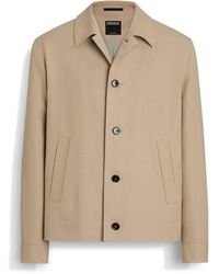 ZEGNA - Veste Workwear En Oasi Lino - Lyst