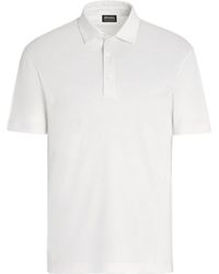 Zegna - High Performance Wool Polo Shirt - Lyst