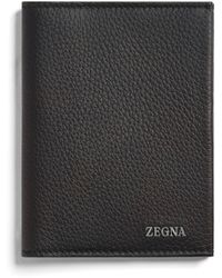 ZEGNA - Deerskin Passport Case - Lyst