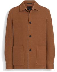 Zegna - Jerseywear Cashmere Blend Alpe Chore Jacket - Lyst