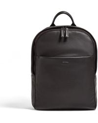 ZEGNA - Sac À Dos En Secondskin Marron Foncé - Lyst