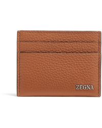 Zegna - Foliage Deerskin Card Case - Lyst