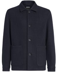 Zegna - Wool And Cashmere Alpe Chore Jacket - Lyst