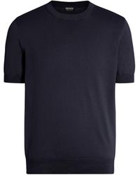 Zegna - Premium Cotton T-Shirt - Lyst
