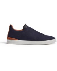 Zegna - Triple Stitch Sneaker Aus #Usetheexisting Wolle - Lyst
