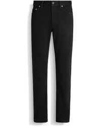 ZEGNA - Rinse-Washed Stretch Cotton Roccia Jeans - Lyst