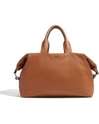 ZEGNA - Sac De Voyage Raglan En Cuir De Cerf Foliage - Lyst