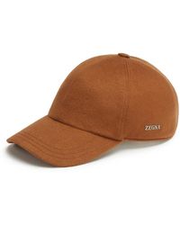 Zegna - Dark Foliage Oasi Cashmere Baseball Cap - Lyst