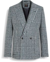 ZEGNA - Dark And Wool And Cashmere Jacket - Lyst