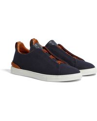 Zegna - #Usetheexisting Wool Triple Stitch Sneakers - Lyst