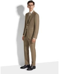 ZEGNA - Dark Ochre Oasi Cashmere Suit - Lyst