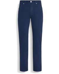 Zegna - Utility Stretch Cotton Roccia Jeans - Lyst