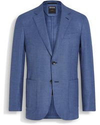 Zegna - Cashmere Silk And Linen Cardigan Jacket - Lyst