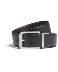 Zegna - And Dark Reversible Leather Belt - Lyst