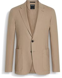 ZEGNA - Light Oasi Lino Shirt Jacket - Lyst