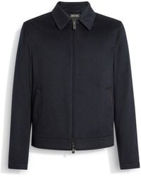 ZEGNA - Blouson Aus Oasi Cashmere Elements - Lyst