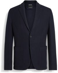 ZEGNA - Jacke Aus High Performance Jersey - Lyst