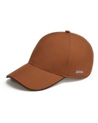 Zegna - Dark Foliage Technical Fabric Baseball Cap - Lyst