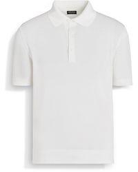 ZEGNA - Premium Cotton Polo Shirt - Lyst