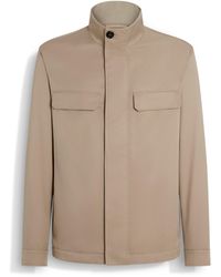 ZEGNA - Motorin 125Cc Feldjacke Aus Mikrofaser - Lyst