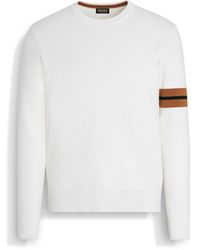 ZEGNA - Rundhalspullover Aus High Performance Wollmischung - Lyst
