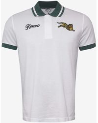 KENZO Cotton 'tiger' Polo Shirt for Men - Lyst