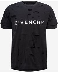 Givenchy Pink Archetype Logo Destroyed Hoodie for Men | Lyst