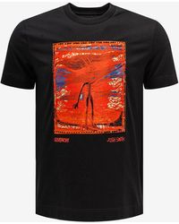 Givenchy Cotton Black Josh Smith 4g Skull Print T-shirt for Men | Lyst
