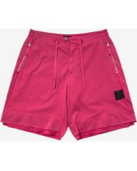 Stone Island Shadow Project Pink Bermuda Shorts