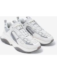 Amiri Bone Runner White & Gray Sneakers