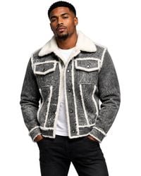 DODICI - Sheepskin Shearling Sherpa Jacket - Lyst