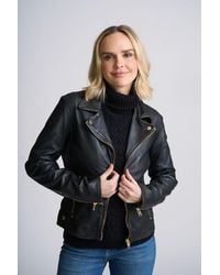 Mauritius - Hazie Rf Leather Jacket - Lyst