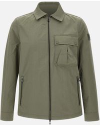Belstaff - Drome Overshirt Grüne Baumwollmischung - Lyst
