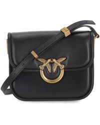 Pinko - Liebesbox Schwarze Antikgoldene Tasche - Lyst