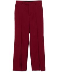 Gucci - Rote Maßgeschneiderte Wollhose - Lyst