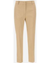 Weekend by Maxmara - Vite Stretch-Baumwoll-Cropped-Hose - Lyst