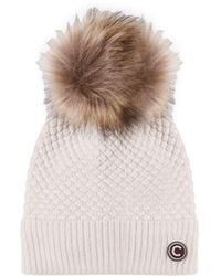 Colmar - Italian Fur Pom Pom Beanie - Lyst