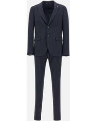 Manuel Ritz - Pinstripe Two-Piece Suit - Lyst