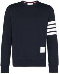 Thom Browne - BLAU BAUMWOLLE SWEATSHIRT - Lyst