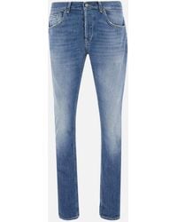Dondup - George Denim Skinny Jeans Mit Destroyed-Details - Lyst