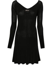 Jacquemus - Scalloped Long Sleeve Mini Dress For - Lyst