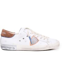 Philippe Model - Calfskin Low Sneakers - Lyst
