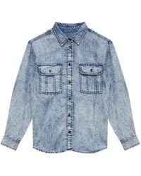 Isabel Marant - Tahisia Button-Up Denim Shirt - Lyst