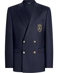 Dolce & Gabbana - Double-Breasted Blazer - Lyst