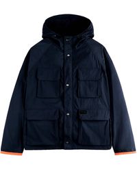 Fay - Midnight Blue Kapuzenjacke - Lyst
