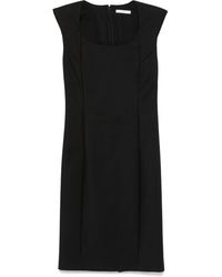 Patrizia Pepe - Minikleid Mit Einsätzen - Lyst