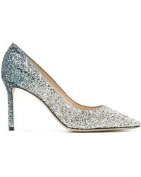 Jimmy Choo - 'Romy 85' Pumps Mit Glitzerapplikation - Lyst